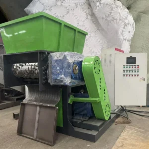 Single Shaft Shredder for PVC Plastic Tablecloth Soft PVC Sheet and Lace Table Mat Recycling Machine
