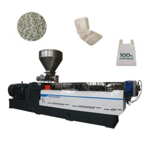 Single Twin Screw Extruder Plastic Extrusion for Plastic Bag Film Recycling Granulating Production Line