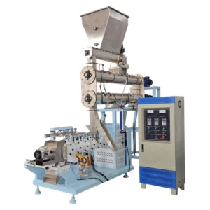 Single Twin Screw Steam Extruder Floating Fish Feed Extruder Machine