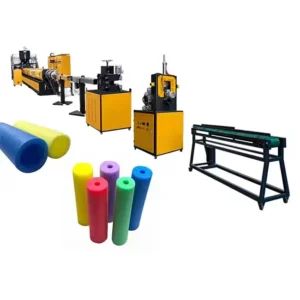 Single screw Automatic HDPE PE Polystyrene Foam Sheet Pipe Rod Profile Extrusion Line for Mat Production