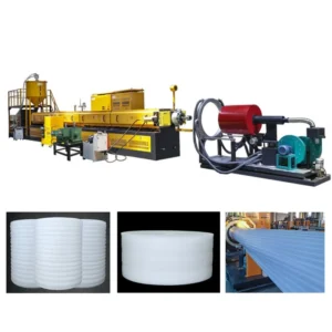 Single screw Automatic PE LDPE Foaming Sheet Extruder for Profile Pipe Film & Sheet Manufacturing