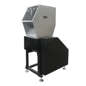 Single-shaft Shredder for Plastic and PVC Materials with 6 Rotating Blades and 2 Reverse Blades
