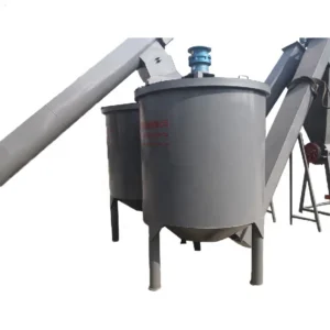 Sink and Float Plastic Pet Bottle Flakes Recycle Washer Hot Wash Tank