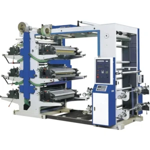 Six Colors Flexographic Printing Machine Flexo Printer film paper plastic Printing Machine film Printing Machine