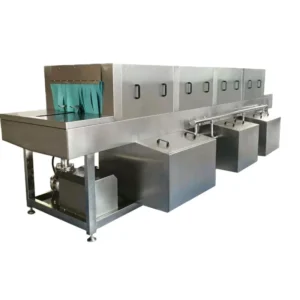 Slaughterhouse Plastic Crate Washing Machine High Pressure Hot Water Plastic Basket Washing