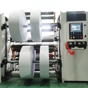 Slitter Rewinder Roll to Roll for Paper Film Foil Aluminum Foil Slitting 1300mm