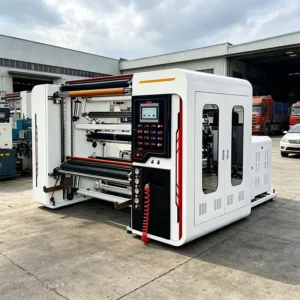 Slitting Machine with Slitting Rewinding Machine for Flexible Film Paper and Lamination Roll Processing