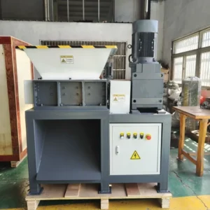 Small Double Shaft Mini Shredder Machine Plastic Crusher for Waste Recycling with Essential Gearbox Component
