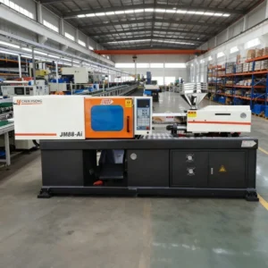 Small Full Self Vertical Injection Molding Machine JM88T High Productivity PET ABS Stock