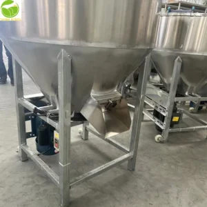 Small Home or Business Use Wet and Dry Plastic Pellet Chemical Flour Grain 100 Type Feed Mixer Farming Equipment