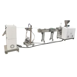 Small Lab Twin Screw Water Cooling Strand Plastic Pelletizer Machine