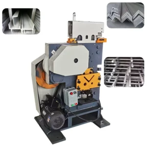 Small Mechanical Multi functional Metal Cutting System for Channel Steel and Pipe Processing Punching and Shearing Machine