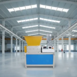 Small OUSUI Industrial Double Shaft High Safety Plastic Shredder Machine for Recycling