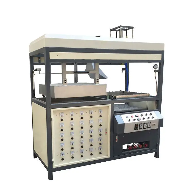 Small PVC Blister Clamshell Thermoforming and Vacuum Forming Machine Chocolate Tray Making Machine