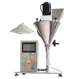 Small Semi Automatic Desktop Spice Coffee Filling Machine Auger Powder Dry Milk Screw Weighing Beverage Glass Plastic Cans Bags
