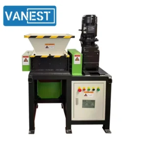 Small Single Shaft Shredder Aluminium Scrap Shredder Hard Plastic Shredder Mini Waste Crusher Metal Wire Shredder