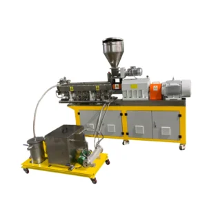 Small Twin Screw Pelletizing Plastic Extruder for PP PE PPS PA Twin Screw Compounding Extruder for Lab Use Factory Price
