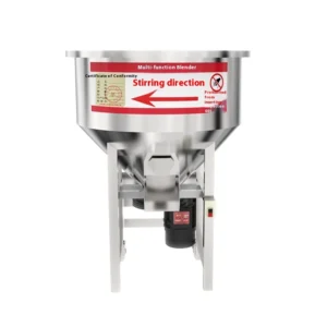 Small Vertical Commercial Food Plastic Automatic Mixer 1.5kW 200kg h Capacity 220V High Productivity 1 Year Warranty