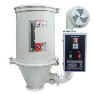 Smart Control Hot Air Hopper Dryer High Efficiency 100kg Capacity for Recycled Plastic