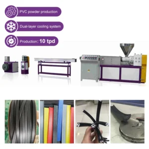 Soft Extruder Machine for LED Strip Hoses & Wire Automatic PE PP Pelletizing High Productivity