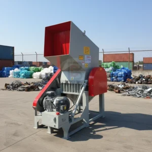 Soft Plastic Shredder and Crusher Plastic Film Crusher for Bubble Wrap Trimmer Plastic Crusher Machine Conveyor
