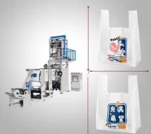 South Africa 700 Type HDPE LDPE Film Blowing Machine for Garbage Bag Production PE Packing Film Extrusion Machine