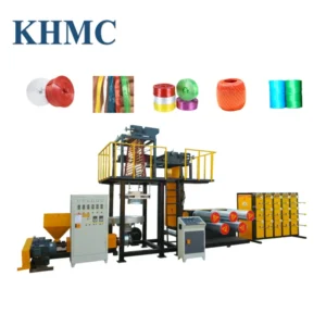 Split Film Blowing Machine Double Layer Twine Production Line PP Twine Blowing Machine with Single Screw for Raffia Yarn