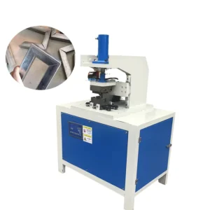 Square Pipe 45 Degrees Cutting Machine Iron Pipe Bending 90 Degrees Hydraulic Punching Machine Steel Pipe Cutting Machine