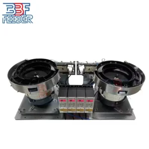 Stable Speed Double Feeding Screw Small Plastic Parts Vibratory Bowl Feeder