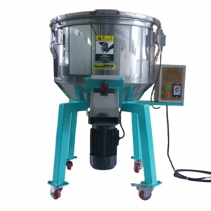 Stainless Steel 50KG Automatic Vertical Spiral Plastic Particle Color Compound Mixer Machine 1.5kW
