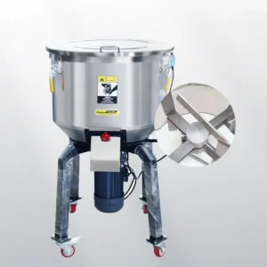 Stainless Steel Automatic Double Screw Conical Industrial Recycling Grain Pellet Mixer 380V 1.5kW 500kg