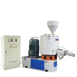 Stainless Steel Automatic PLC Vertical Gravity-Free Plastic PVC Powder Mixing Machine High Speed 55kw 550-600kg/h Raw Mixer