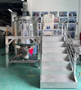 Stainless Steel Blender Mixer 100L 1000L Liquid Soap Shampoo Detergent Mixing Machine Homogenizer Motor Core Component