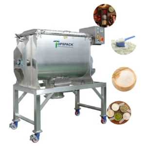 Stainless Steel Full Weld Powder Mixing Whey Protein Coffee Flour Horizontal Ribbon Blender Mixer