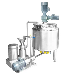 Stainless Steel Heating and Cooling Jacket Mixing Tank with Agitator