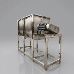 Stainless Steel Horizontal Ribbon Mixer Blender Fluid Liquid Wet Ingredients with Heating Cooling Function Soap Mixing Machine