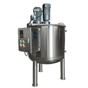 Stainless Steel Mixer Machine Liquid Soap Detergent Shampoo Electric Jacketed Homogenizer Mixing Tank