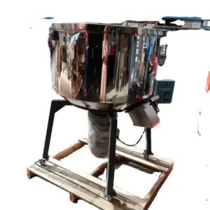 Stainless Steel Vertical Blender Plastic Raw Material Granules Mixing Plastic Color Mixer for Coloring Master Batch PVC Resin