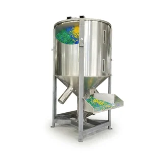 Stainless Steel Vertical Mixers Suitable for Mixing Plastic Pellets Fertilizers and Grains