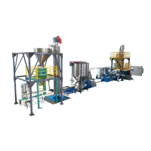 Starch Filled PLA PBAT Twin Screw Compounding and Pelletizing Line PVA PBS PCL Granulator Machine