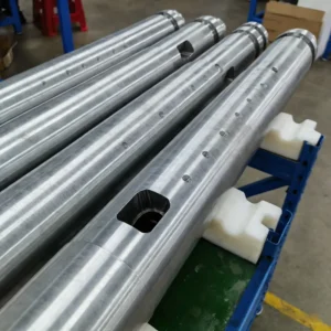 Steel High Wear Resistant High Rigidity Eco Friendly Extruder Screw Barrel Blow Film Machinery Parts Manufacturer