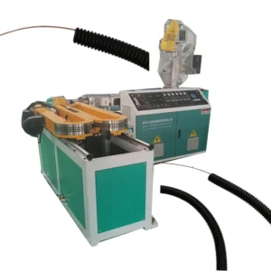 Steel Wire Threading Pipe Single Wall Corrugated Tube Extruder Machine