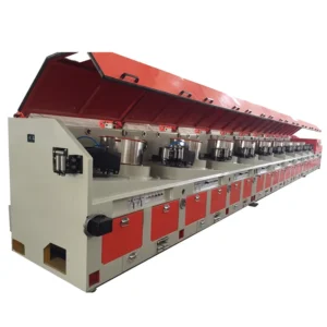 Straight-line Wire Drawing Machine Bearing 380/415/440V Voltage 7.5-110KW Power Long Service Life 8mm Inlet/0.8mm Outlet