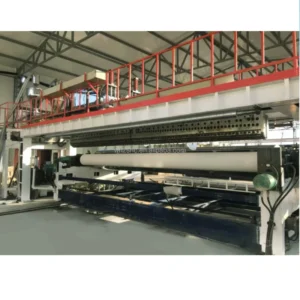 TPO EVA HDPE Geomembrane Production Line Feeder Single Screw Extruder Four Roller Calender Machinery for Film Plates Bearing
