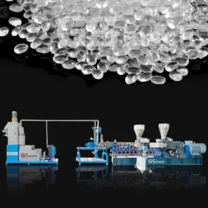 TPU TPE TPR Pelletizing Production Line Twin Screw Compounding Extruder For Thermoplastic Rubber Granules