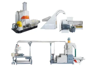 TPU TPR EVA Granules Making Machine Two Stage Extruder With Underwater Pelletizing System