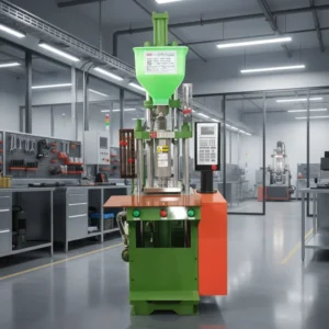 Tai Zhu TZ 150ST Computer Vertical Injection Molding Machine 55g Injection Capacity 26mm Screw Diameter for PC PVC Materials