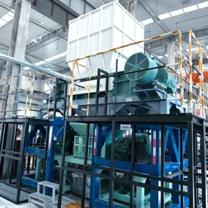 Ten Years High Quality Twin Shaft Shredder for Municipal Solid Waste (MSW) Processing Plant