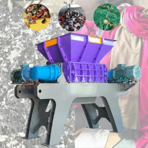 Textile Waste Clothes Fabric Shredder for Plastic Pipe Film Bumper Shoes
