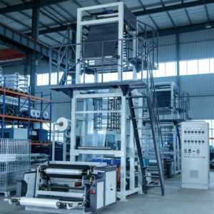 Three Layer Co Extrusion Blown Film Machine Automatic Polythene Bag Making Production Line Factory Price Guarantee
